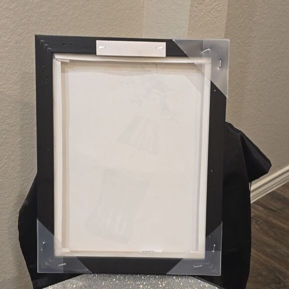 Instinct Style Sipping On Style Embellished Glitter Framed Canvas Wall Decor - Picture 5 of 6